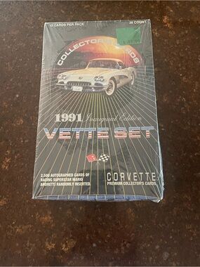 1991 Corvette Set Inaugural Edition Vette Set Premium Collector's Cards - Sealed